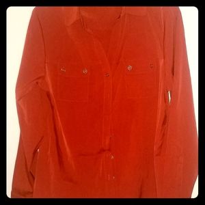 Cato Red Button up blouse